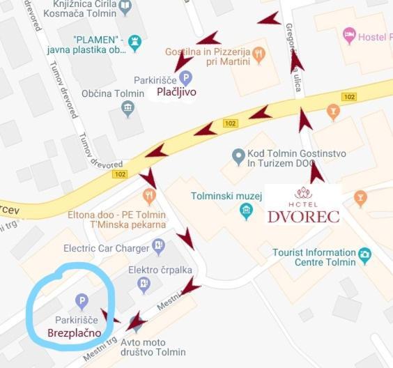 Hotel Dvorec Толмин Екстериор снимка
